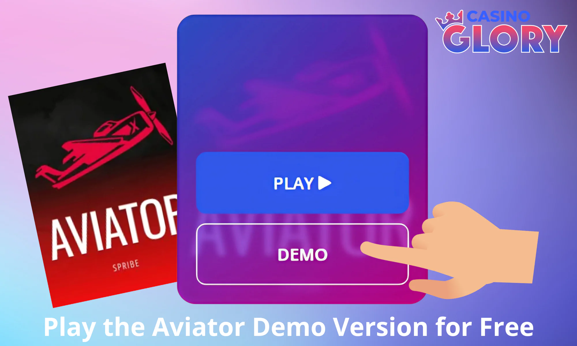 Free demo mode of Glory Casino Aviator game